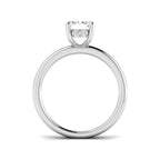 Platinum Emerald Cut Lab Grown Diamond Ring 2
