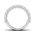 Platinum Oval Lab Grown Diamond Ring 2