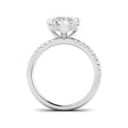 Platinum Heart Lab Grown Diamond Ring 2