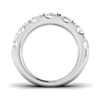 9ct White Gold Round Lab Grown Diamond Ring 2