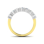 9ct Two Tone Round Lab Grown Diamond Ring 2