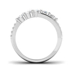 9ct White Gold Round Lab Grown Diamond Ring 2