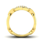 9ct Yellow Gold Round Lab Grown Diamond Ring 2