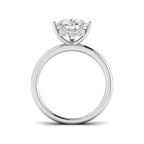 Platinum Pear Lab Grown Diamond Ring 2