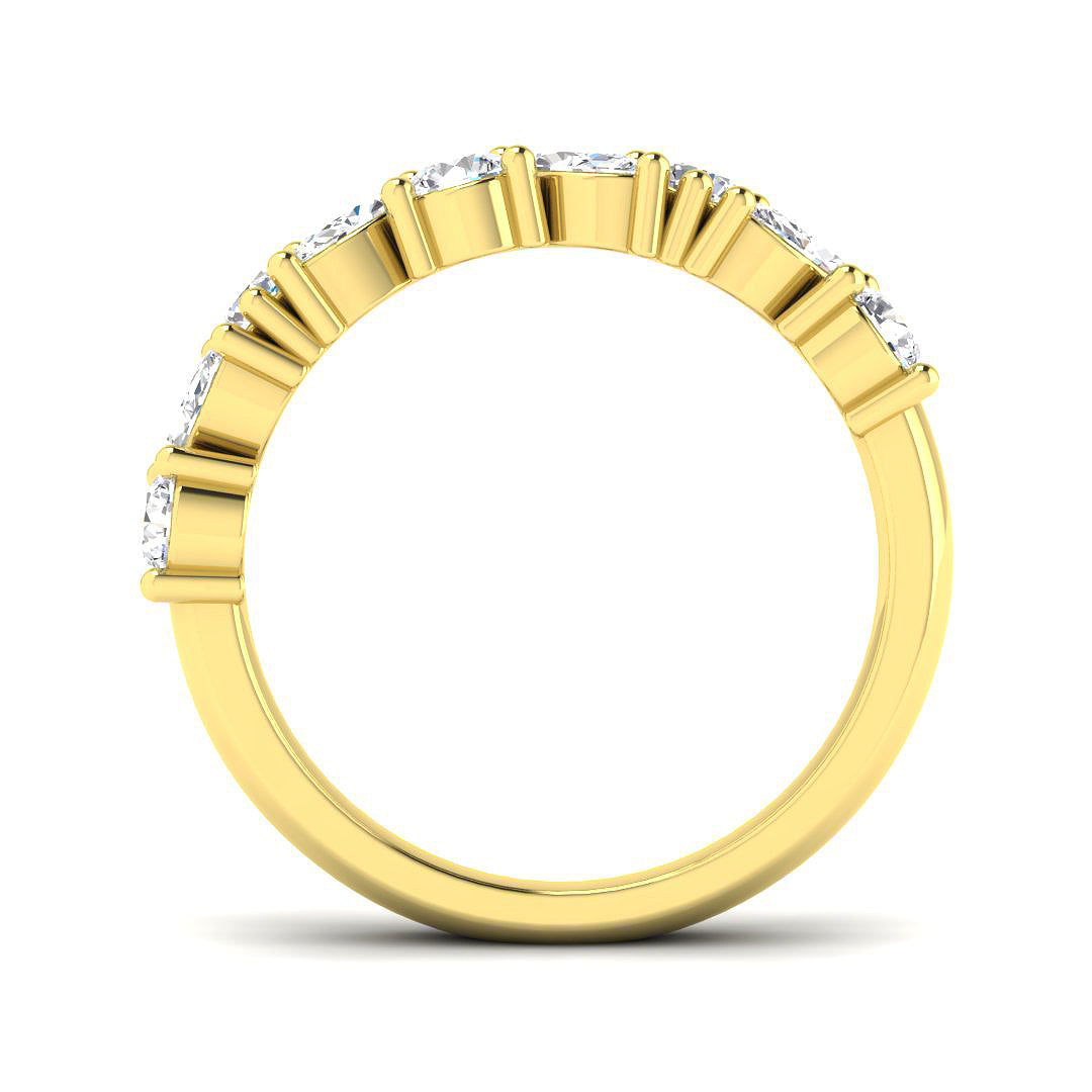 9ct Yellow Gold Marquise Lab Grown Diamond Ring 2