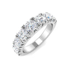9ct White Gold Round Lab Grown Diamond Ring 1