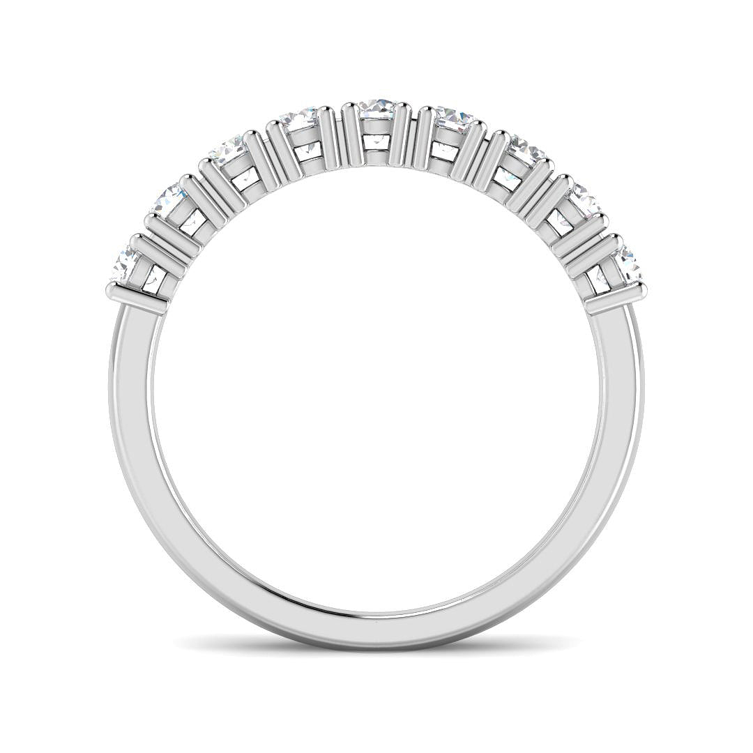 9ct White Gold Round Diamond Ring 2