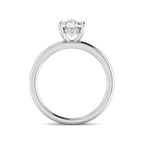 9ct White Gold Cushion Lab Grown Diamond Ring 2