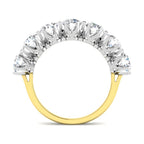 9ct Two Tone Round Cvd Old Cut Ring 2