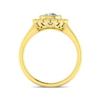 9ct Yellow Gold Round Cvd Old Cut Ring 2