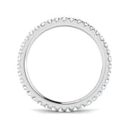 9ct White Gold Round Lab Grown Diamond Ring 2