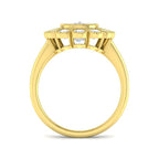 9ct Yellow Gold Cushion Cvd Old Cut Ring 2