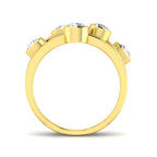 9ct Yellow Gold Round Lab Grown Diamond Ring 2