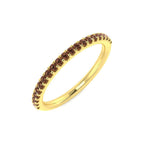 9ct Yellow Gold Round Brown Diamond Ring 1