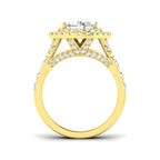 18ct Yellow Gold Pear Lab Grown Diamond Ring 2