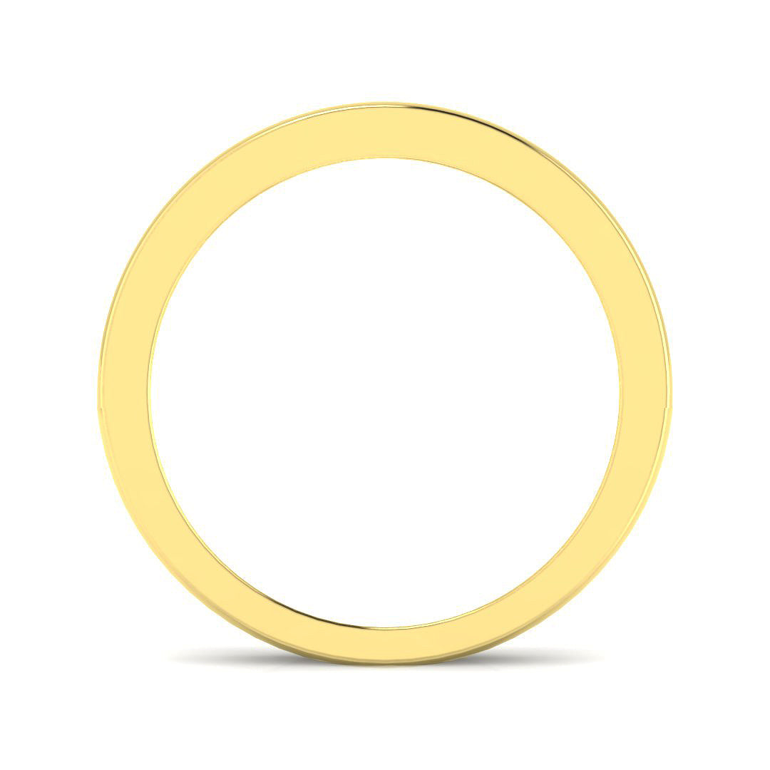 9ct Yellow Gold Round Diamond Ring 2