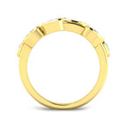 9ct Yellow Gold Emerald Cut and Marquise and Oval and Pear Diamond Ring 2