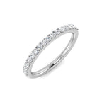 9ct White Gold Round Diamond Ring 1