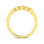 9ct Yellow Gold Round Lab Grown Diamond Ring 2