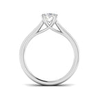 9ct White Gold Oval Lab Grown Diamond Ring 2
