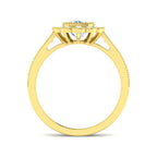 9ct Yellow Gold Cushion Diamond Ring 2