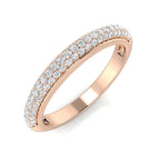 18ct Rose Gold Round Diamond Ring 1