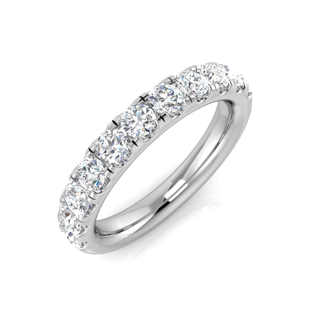 Platinum Round Lab Grown Diamond Ring 1