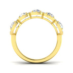9ct Yellow Gold Round Lab Grown Diamond Ring 2