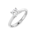 Platinum Round Lab Grown Diamond Ring 1