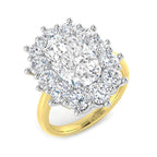 9ct Yellow Gold Cushion Cvd Old Cut Ring 1