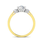 9ct Two Tone Cushion Cvd Old Cut Ring 2