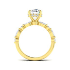 18ct Yellow Gold Marquise Lab Grown Diamond Ring 2