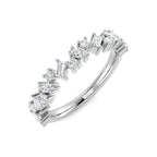 Platinum Baguette and Marquise Diamond Ring 1