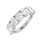 9ct White Gold Oval Lab Grown Diamond Ring 1