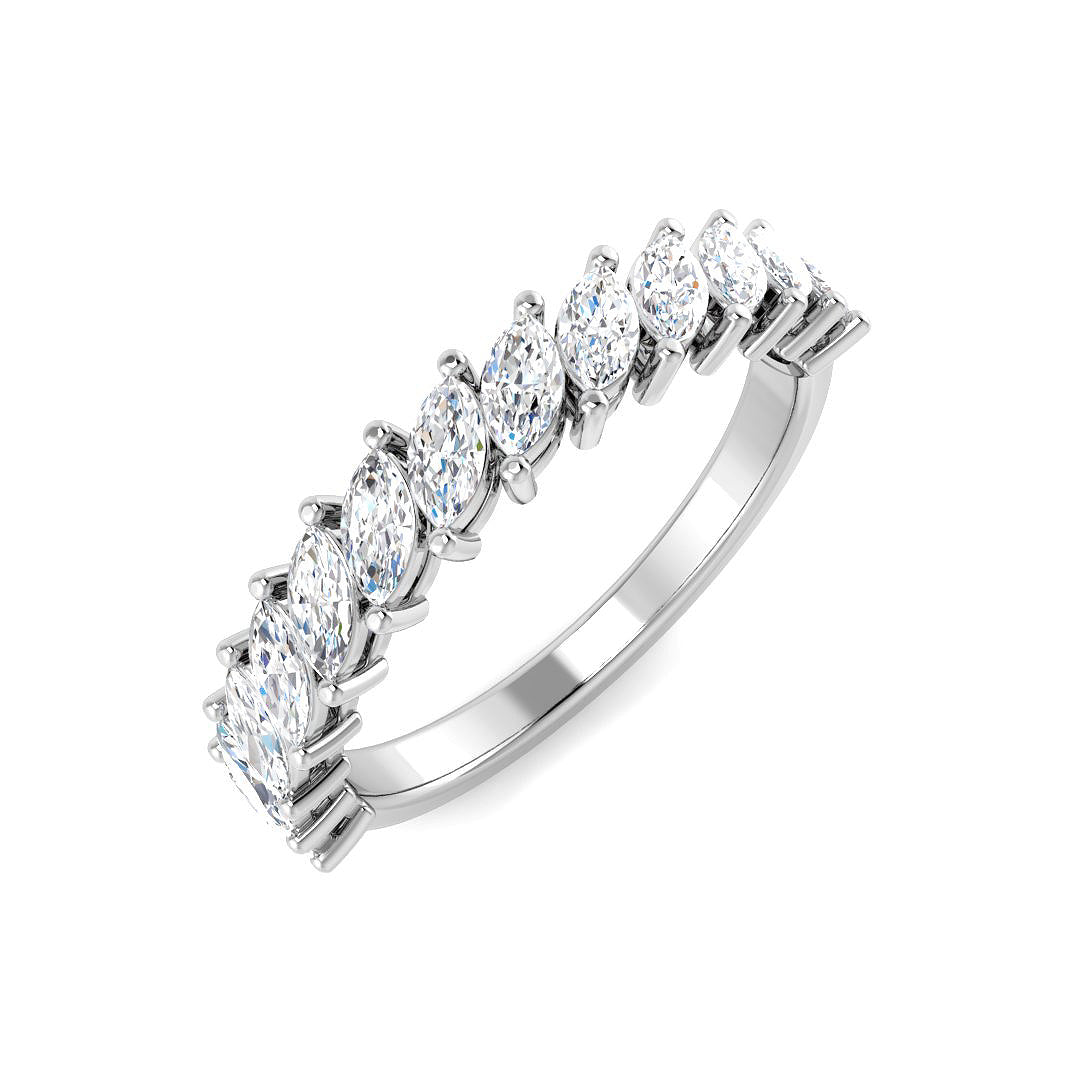 Platinum Marquise Lab Grown Diamond Ring 1