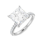 Platinum Princess Lab Grown Diamond Ring 1