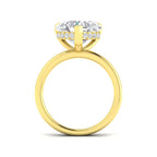 18ct Yellow Gold Heart Lab Grown Diamond Ring 2