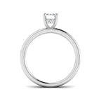 Platinum Radiant Lab Grown Diamond Ring 2