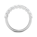 9ct White Gold Emerald Cut Lab Grown Diamond Ring 2