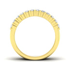 9ct Yellow Gold Round Lab Grown Diamond Ring 2
