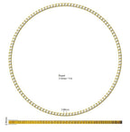 9ct White Gold Round Lab Grown Diamond Necklace 2
