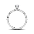 Platinum Marquise Lab Grown Diamond Ring 2