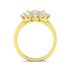 9ct Yellow Gold Cushion Cvd Old Cut Ring 2
