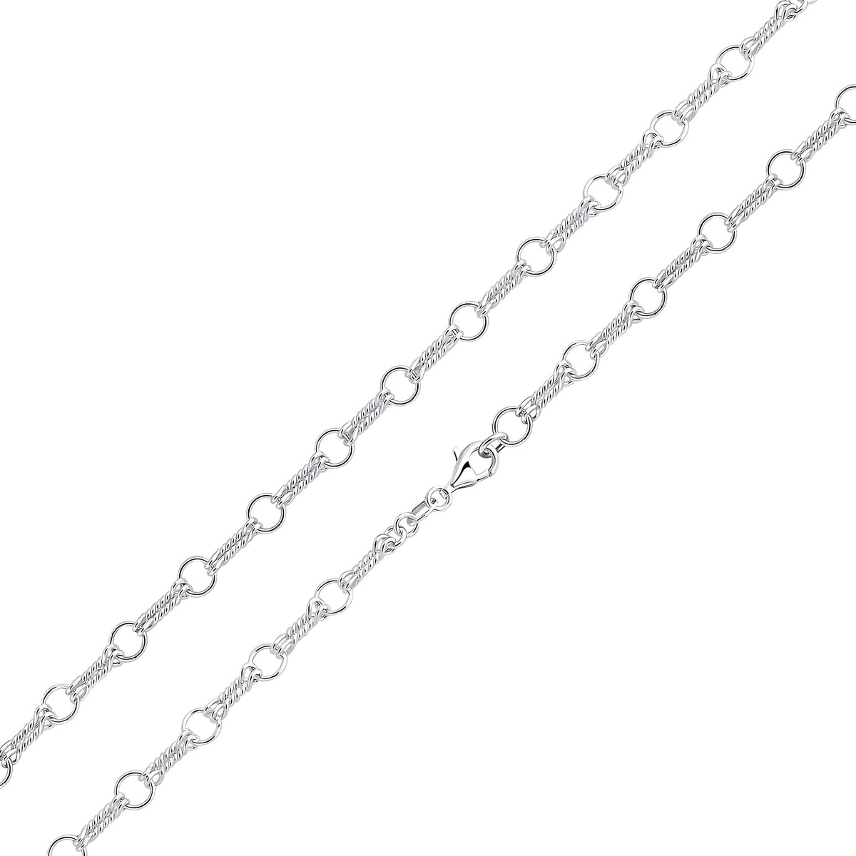 Silver 6.2mm Double Twist 1