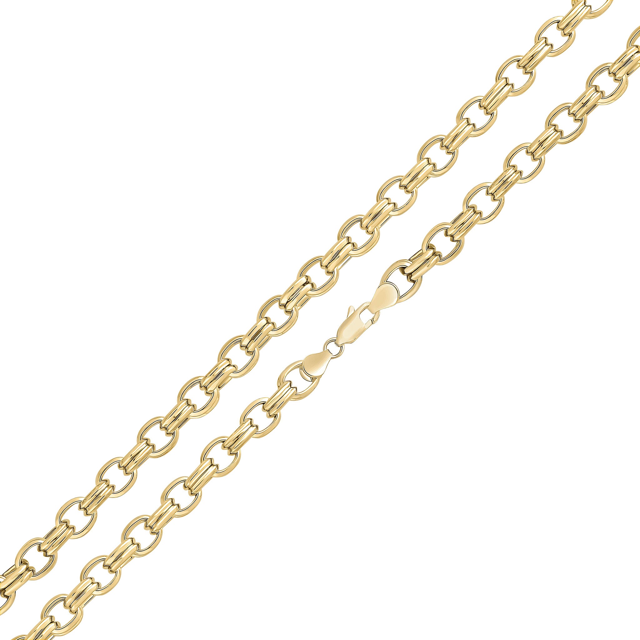 9ct Yellow Gold Handmade 6.5mm Fancy Bel 7.5