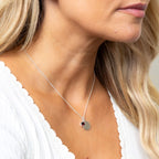 Silver Birthstone Pendant