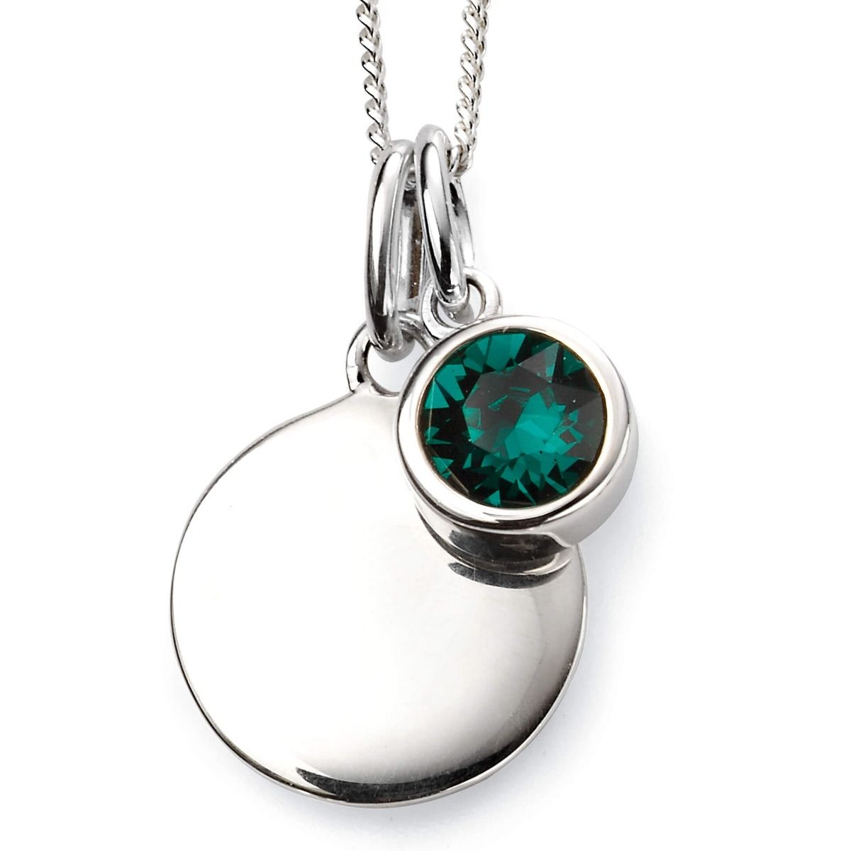 Silver Birthstone Pendant