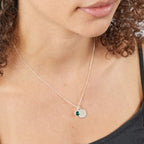 Silver Birthstone Pendant