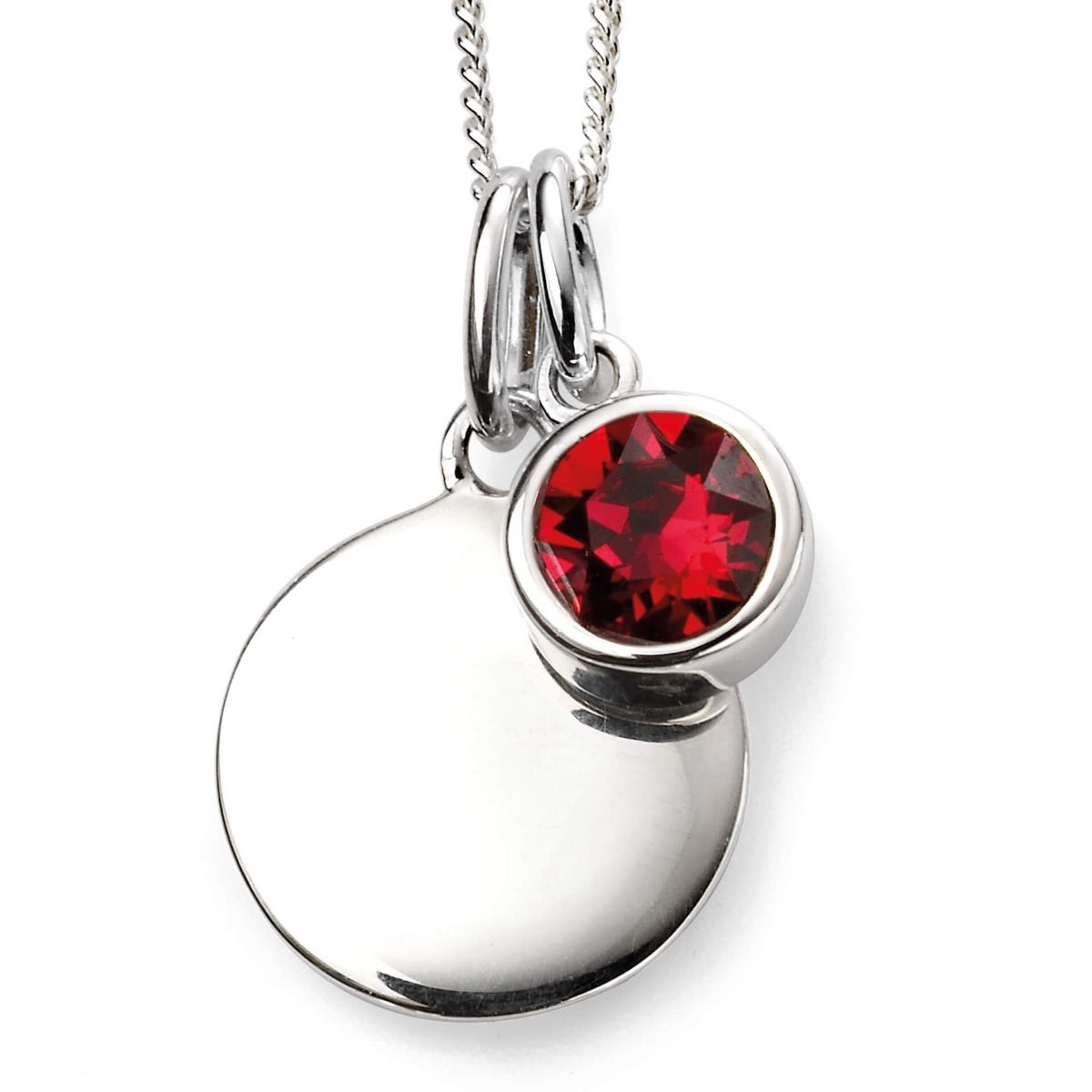 Silver Birthstone Pendant
