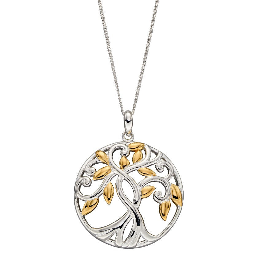 Beginnings Tree of Life Gold Plate Pendant